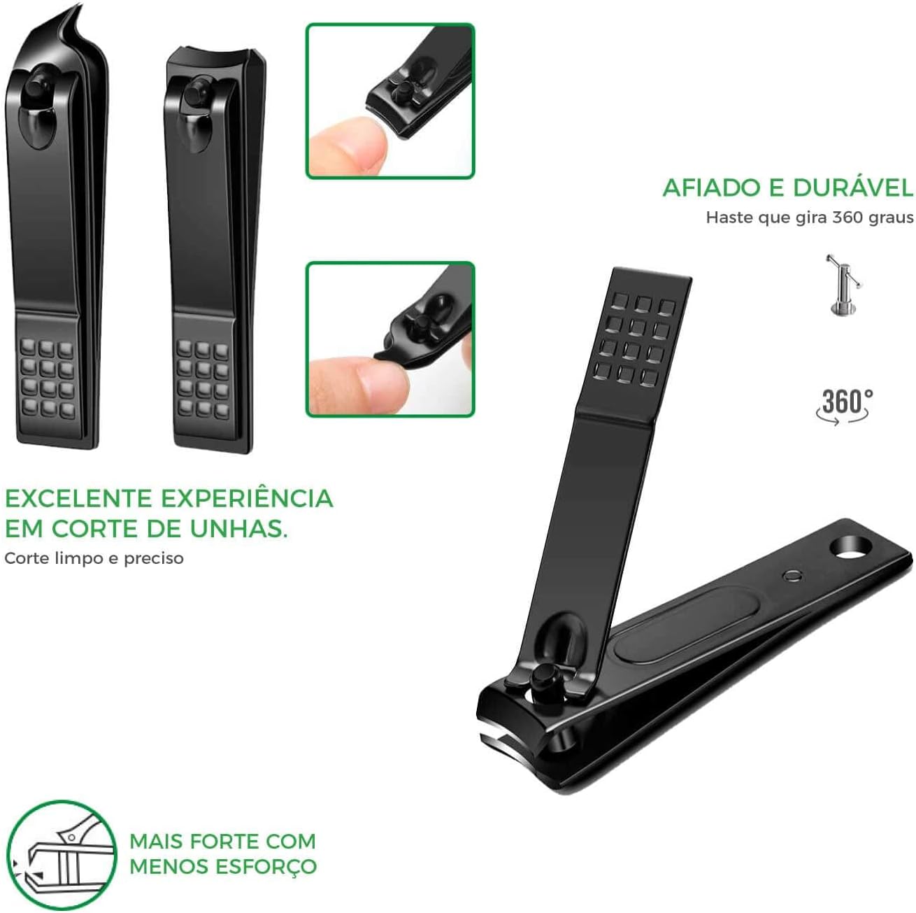 Kit cortador de unhas de 7 peças - Nail Nomad Pro Travel Kit
