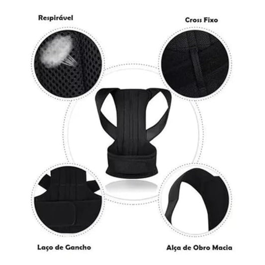 Espartilho Ortopédico - Postura Flex Pro Ajustável